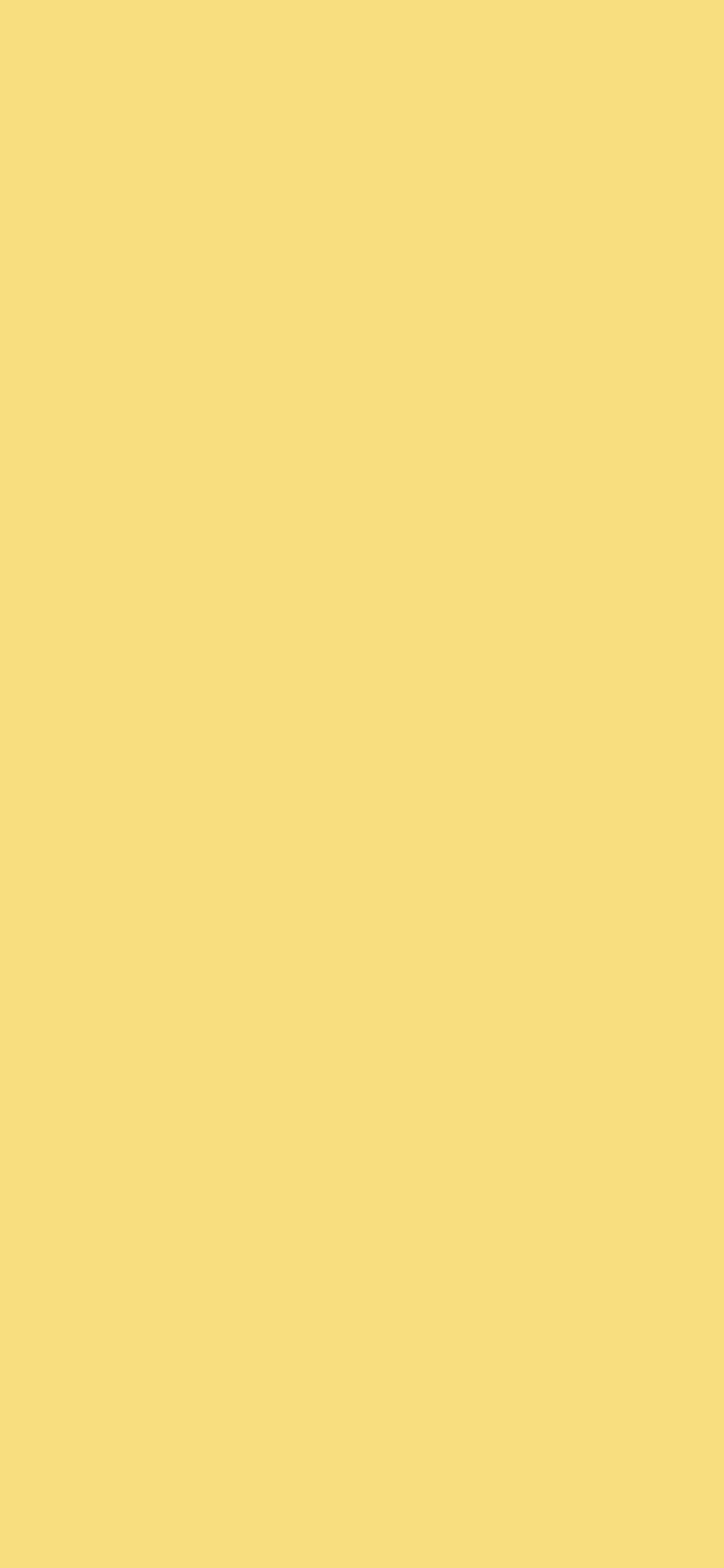 1125x2436 Mellow Yellow Solid Color Background