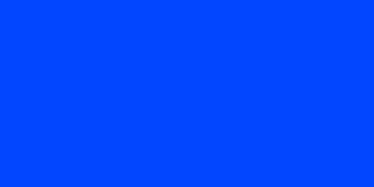 1200x600 Blue Ryb Solid Color Background