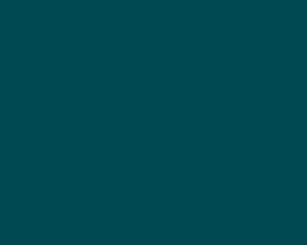 1280x1024 Midnight Green Solid Color Background