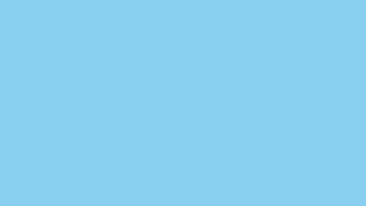 1280x720 Baby Blue Solid Color Background