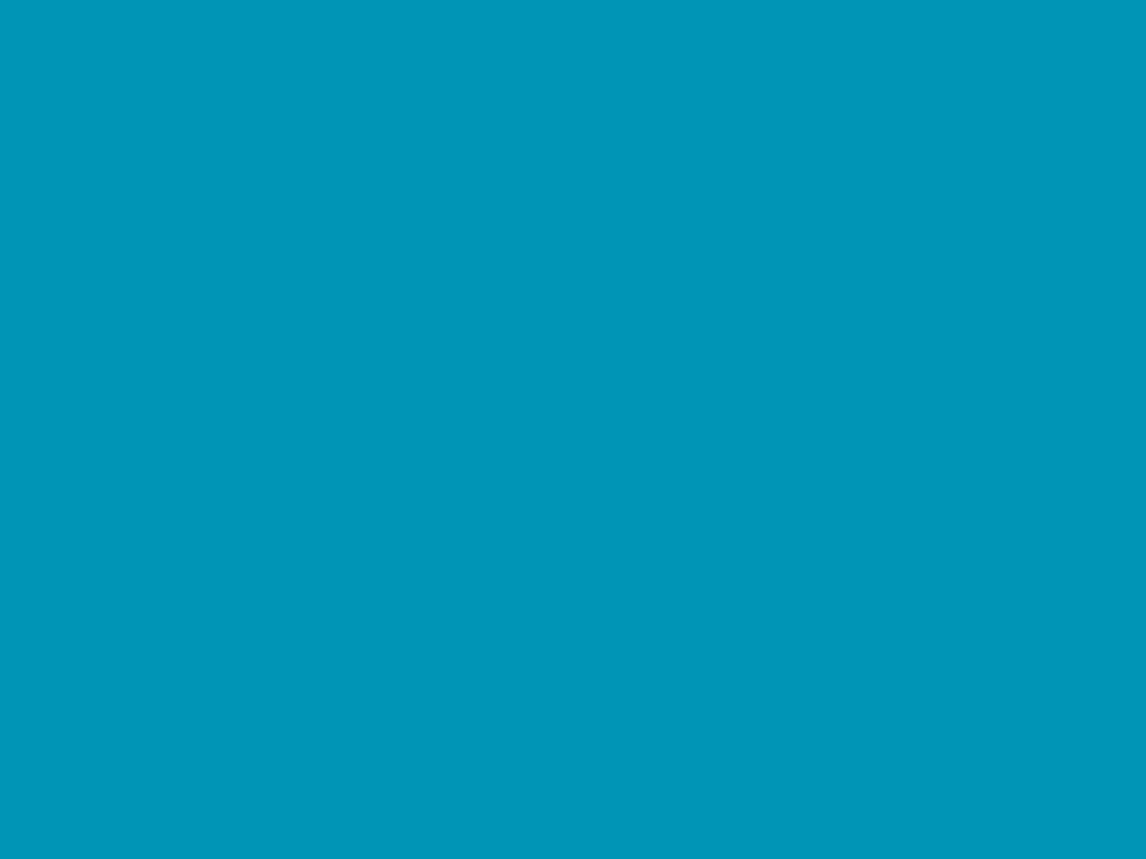 1280x960 Bondi Blue Solid Color Background