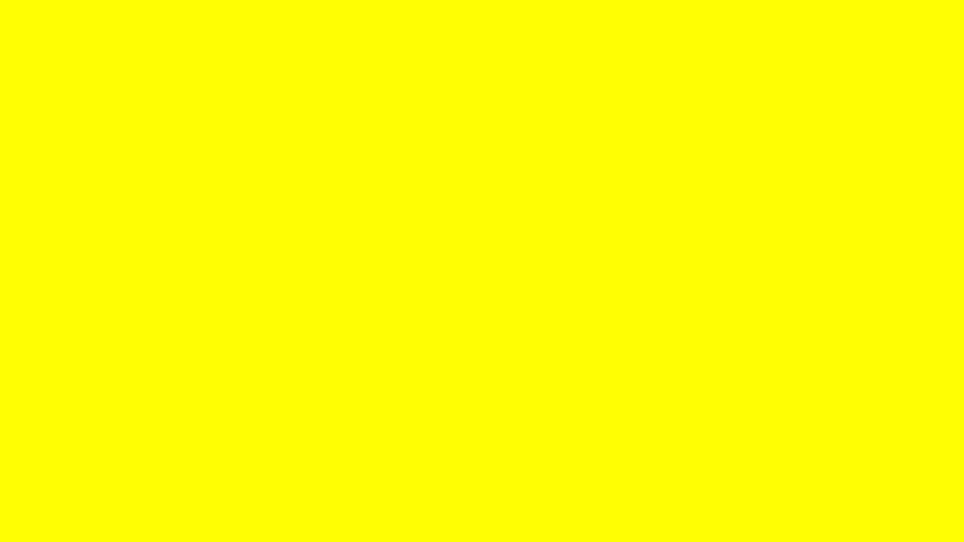 19x1080 Yellow Solid Color Background