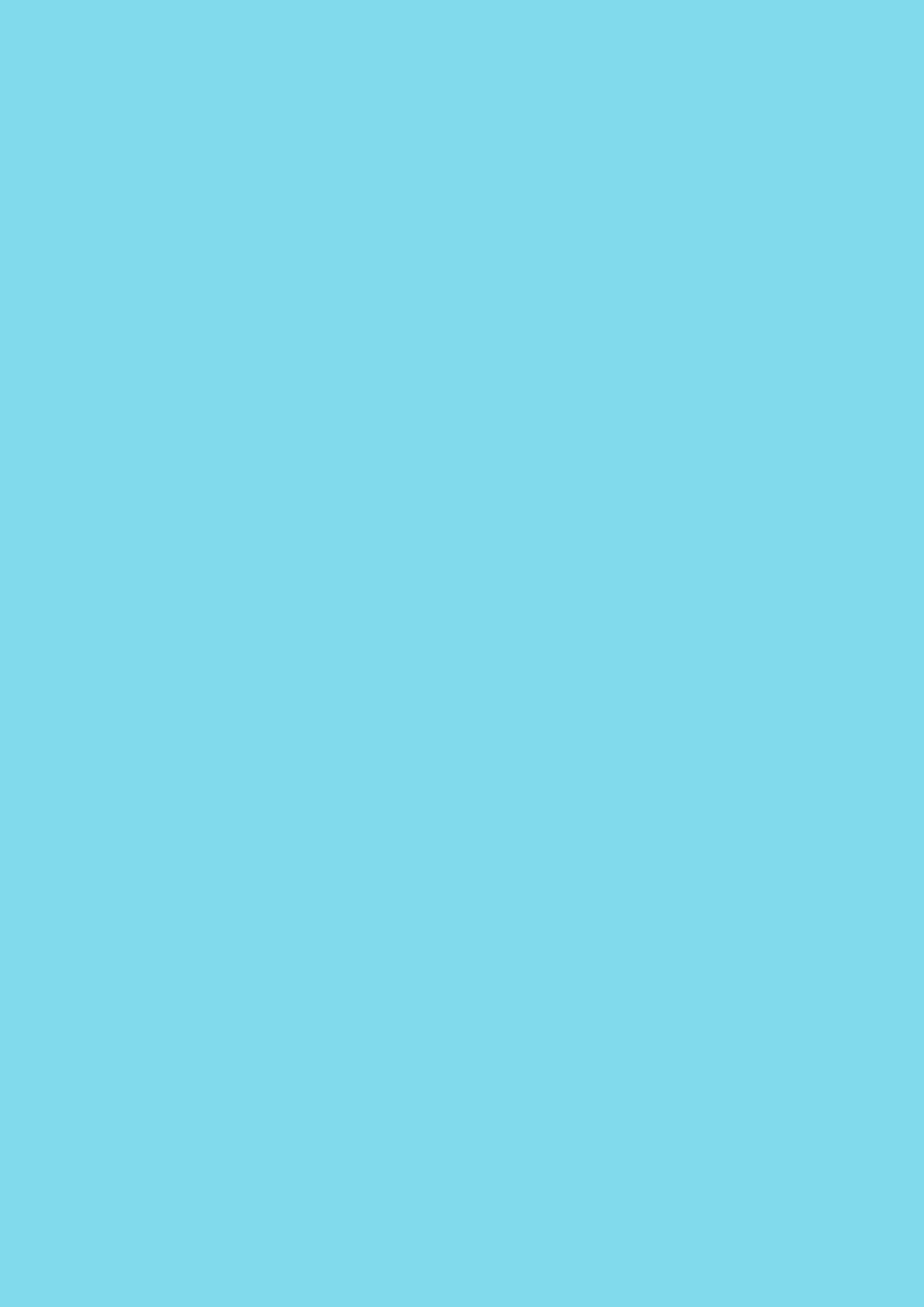 2480x3508 Medium Sky Blue Solid Color Background