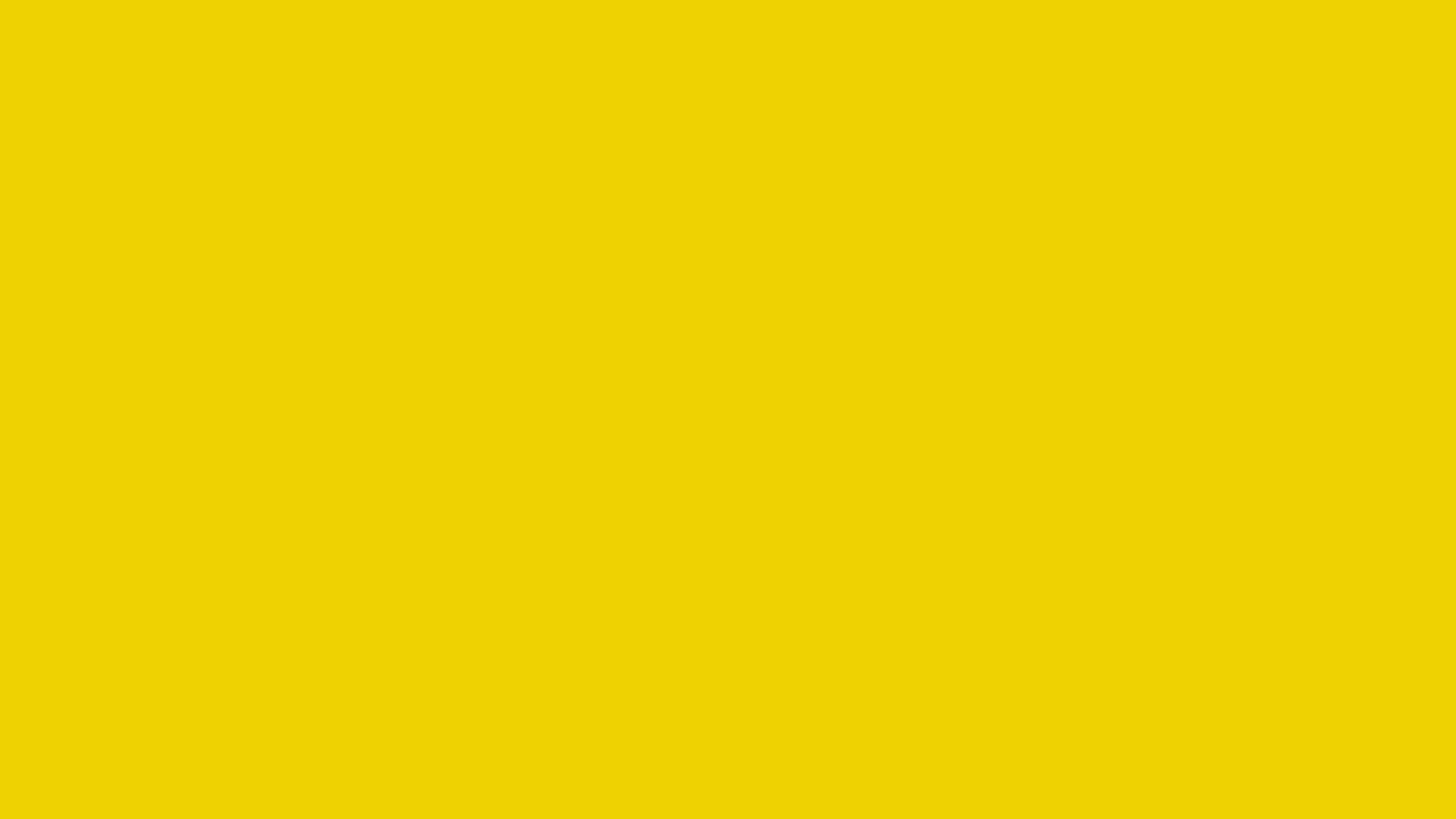 2560x1440 Safety Yellow Solid Color Background