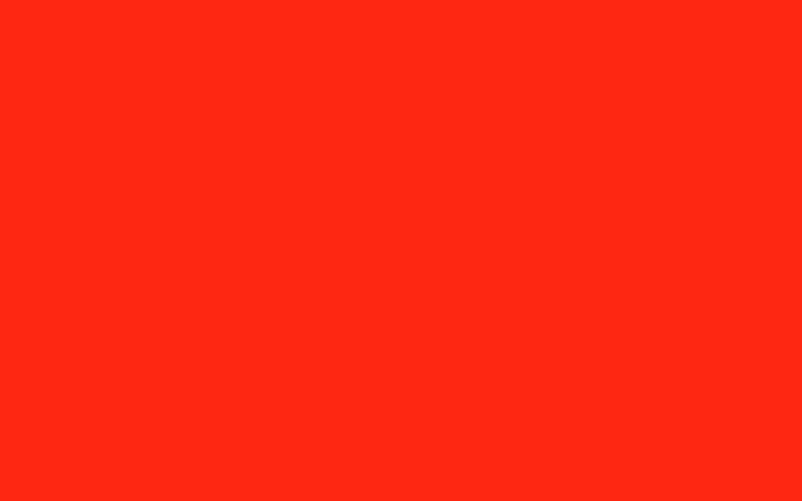 2560x1600 Red RYB Solid Color Background