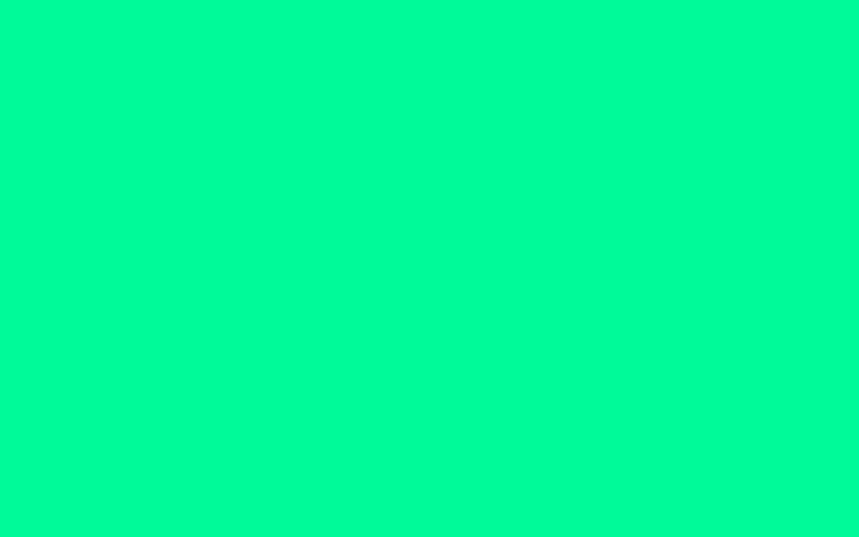 2880x1800 Medium Spring Green Solid Color Background