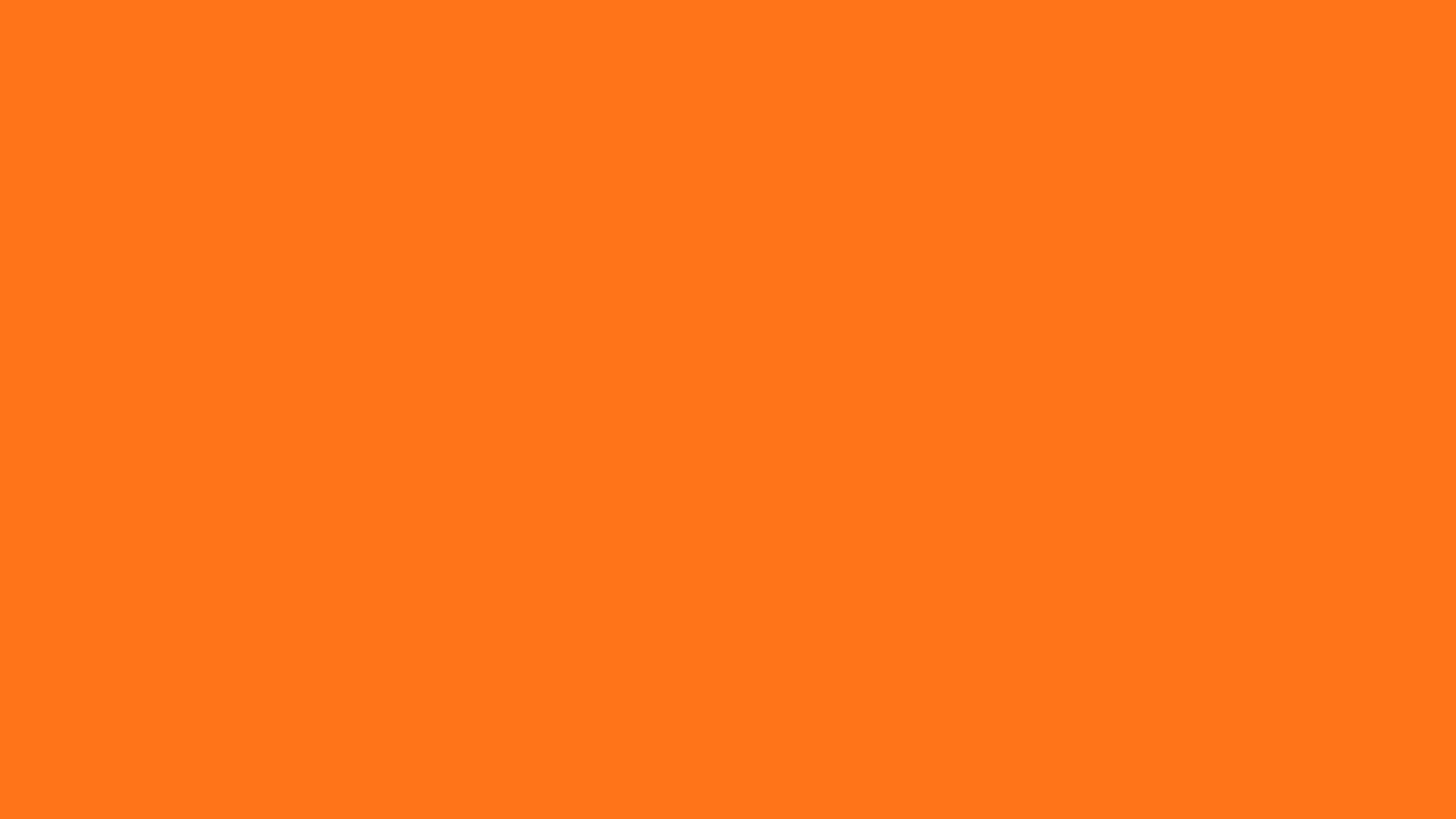 3840x2160 Pumpkin Solid Color Background