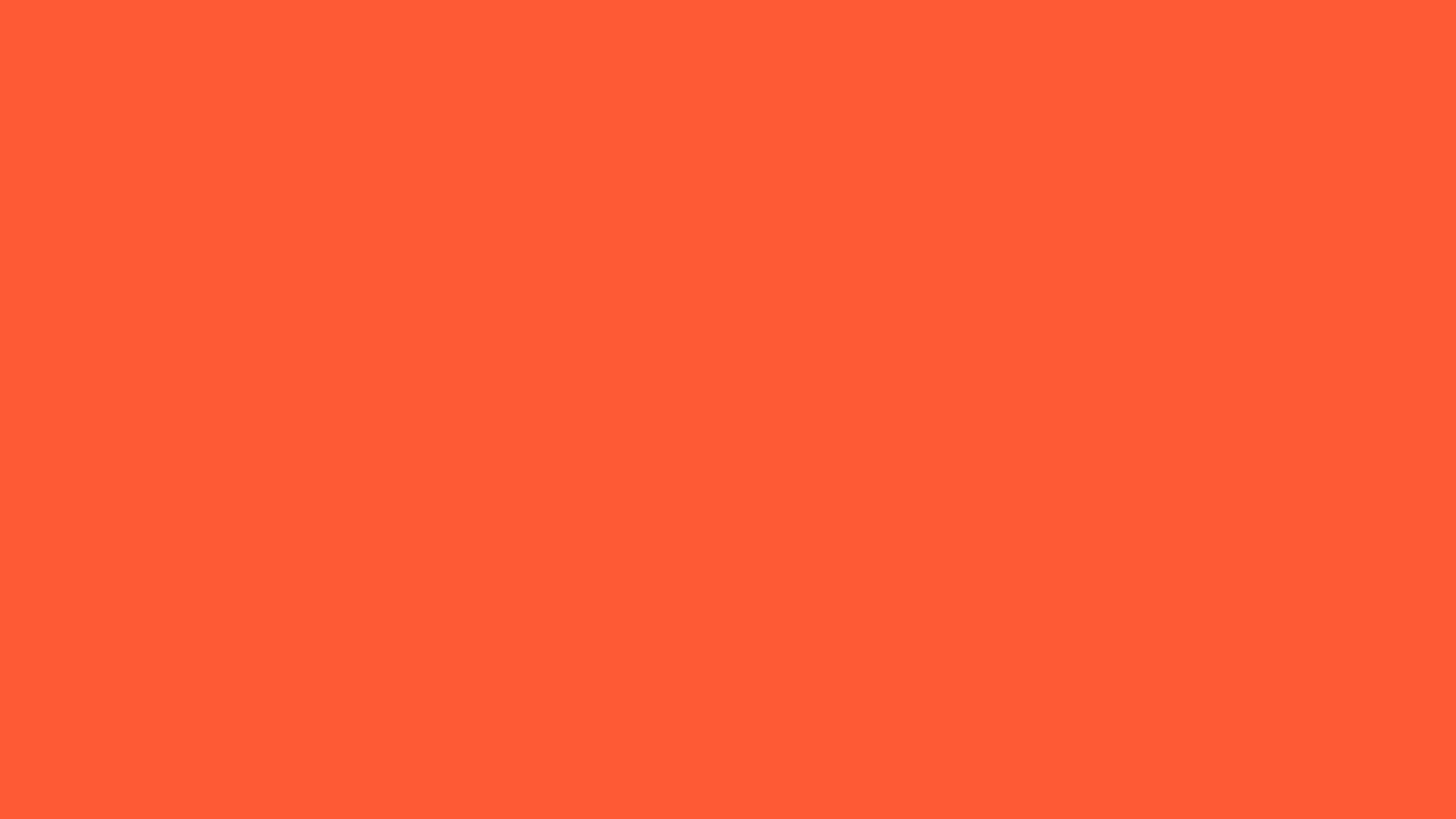 7680x4320 Portland Orange Solid Color Background