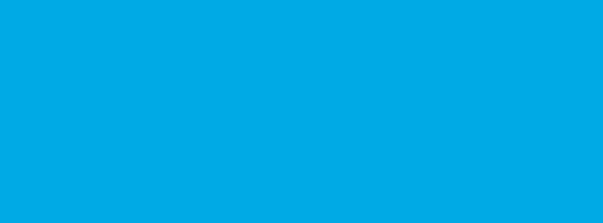 851x315 Spanish Sky Blue Solid Color Background